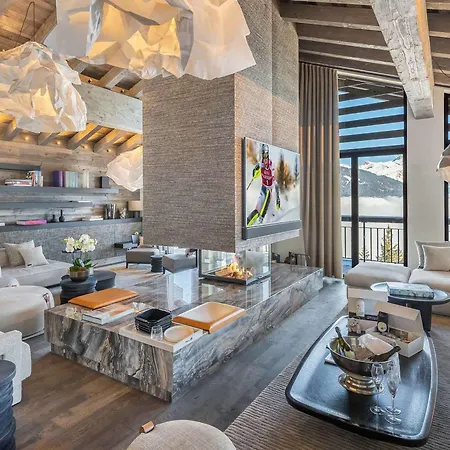 De Luxe A Avec Piscine Et Personnel 15 Pers - Fr-1-562-71 Courchevel